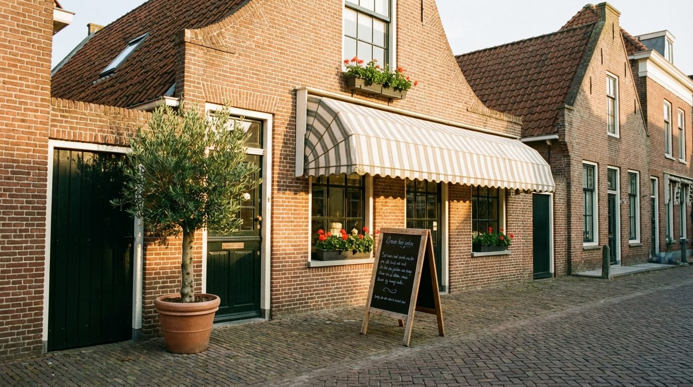 Kapsalon Voorbeeld gevel in Amsterdam